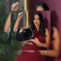 Brushed Leather Shoulder Bag, 27cm