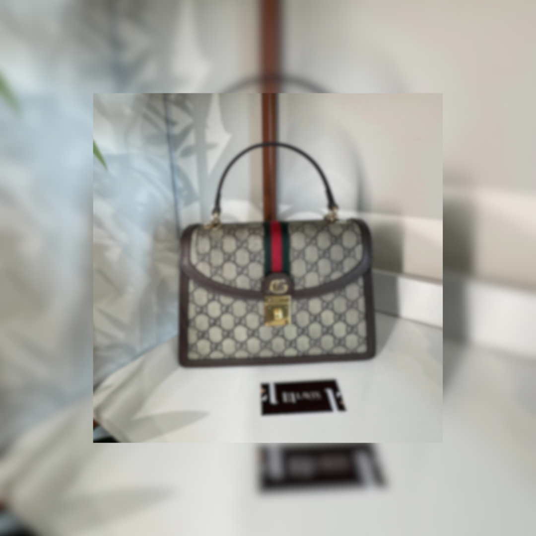 Canvas Shoulder Bag in Beige, 24cm