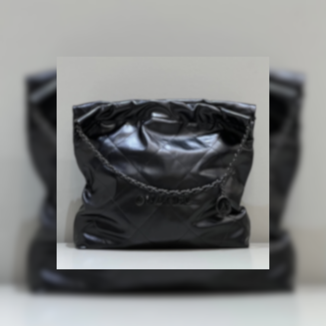 Large Quilted Leather Tote, 39cm